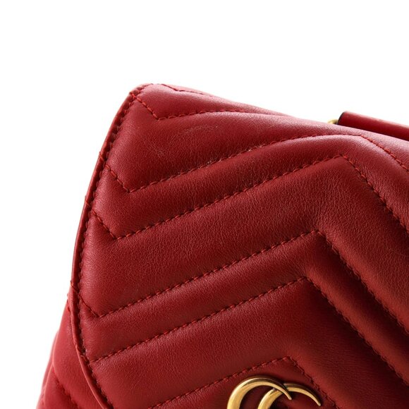 Gucci GG Marmont Drawstring Backpack Matelasse Leather Mini reb-760-091725 - Picture 6 of 8